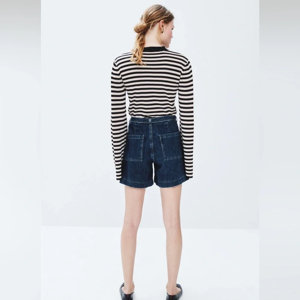 Le Jean Rory relaxed Jean shorts size 27 - Picture 5 of 9